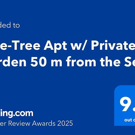 Pine-Tree Apt W/ Private Garden 50 M From The Sea 골렘 외부 사진